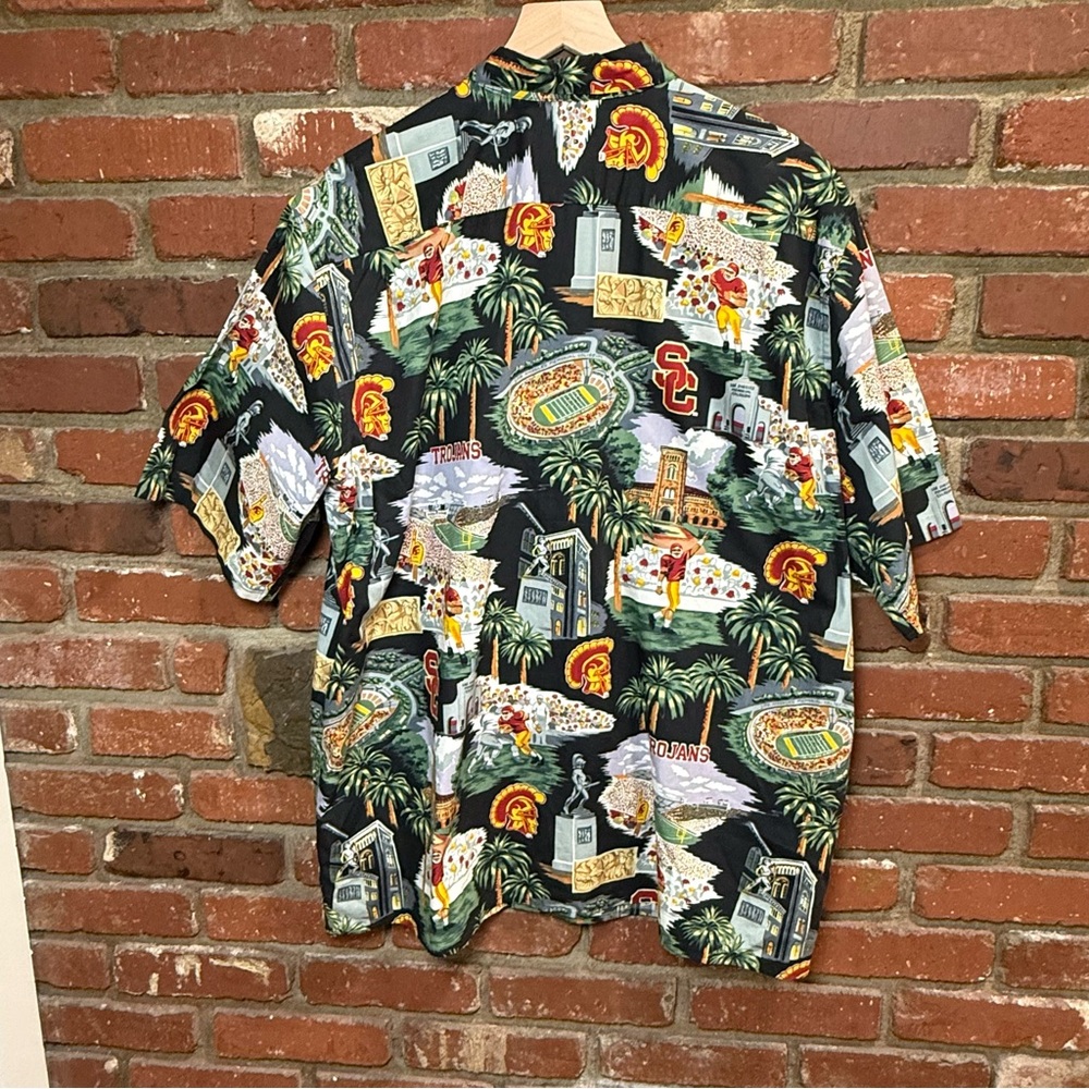 Reyn Spooner men's Collegiate USC Trojans hawaiian button down shirt‎ size XXL - Picture 2 of 12